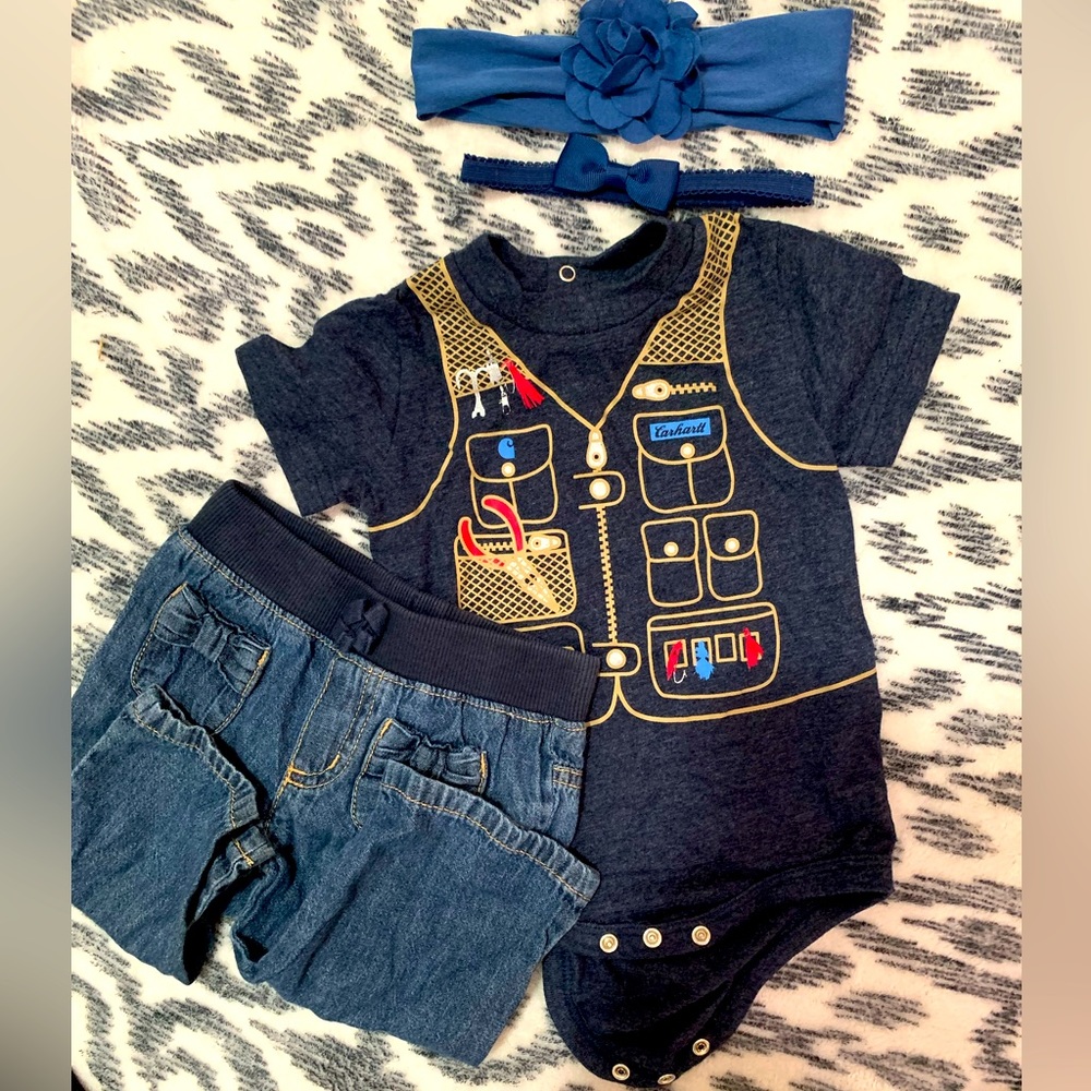 Baby builder outfit